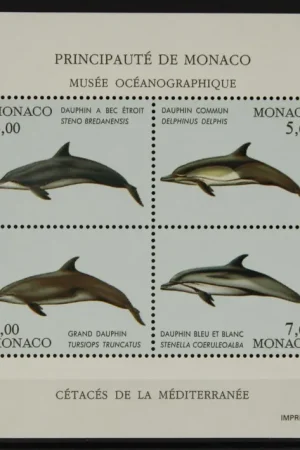 Monaco Michel Blok 54 Autentyczny