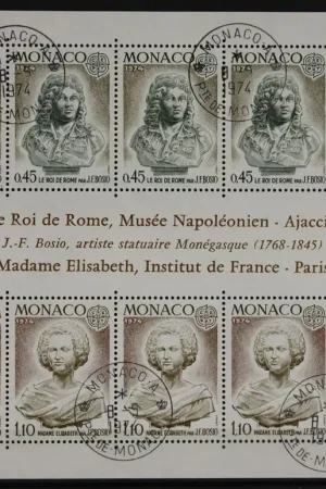 Monaco Michel Blok 7 Autentyczny