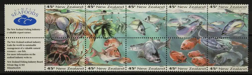 Oferta limitowana Nieuw Zeeland Michel 1304-1313