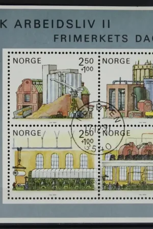 Oryginalny Noorwegen MIchel Blok 6