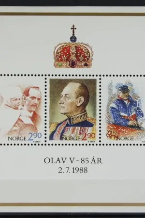 Noorwegen Michel Blok 9 Zwrot pieniędzy