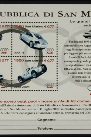 San Marino Michel Blok 26 Autentyczny