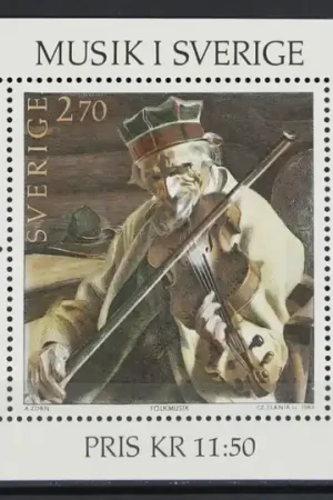 Oryginalny Zweden Michel Blok 11