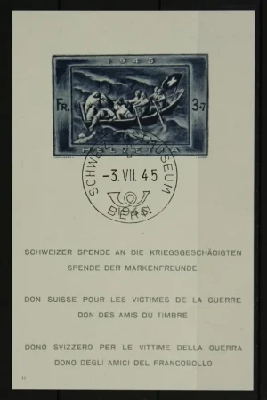 Autentyczny Zwitserland Michel Blok 11