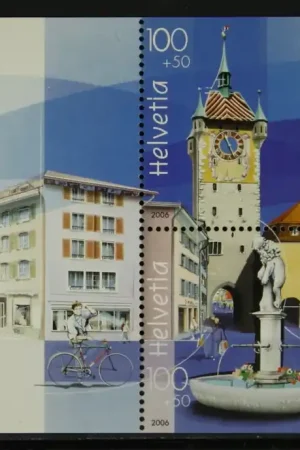 Zwitserland Michel Blok 41 Autentyczny