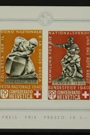 Zwitserland Michel Blok 5 Najlepsza cena