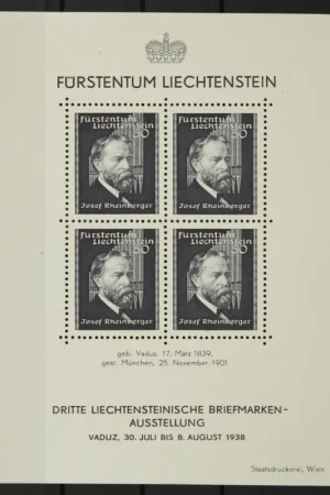 Wyprzedaż Liechtenstein Michel 170 Blok 3