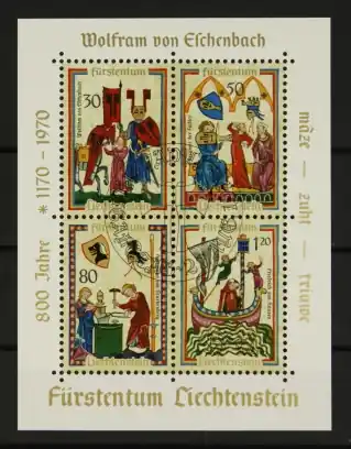 Kup teraz Liechtenstein Michel 527-530 Blok 8