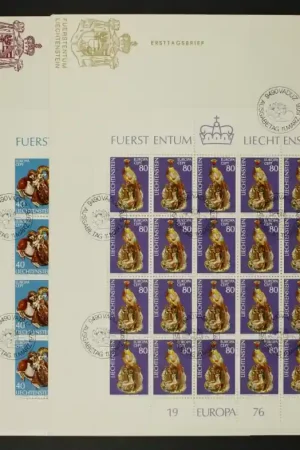 Szybka dostawa Liechtenstein Michel 642-643 Vel FDC