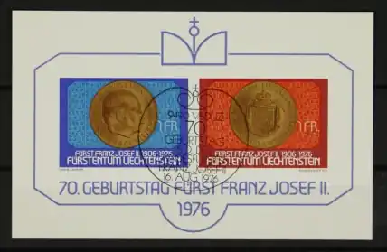 Bezpieczna płatność Liechtenstein Michel 649-650 Blok 10