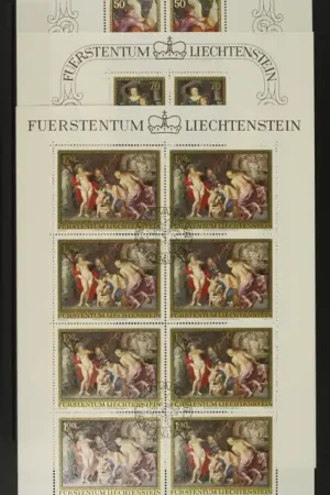 Liechtenstein Michel 655-657 Kleinbogen Oferta