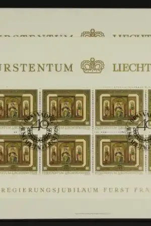 Wysoka jakość Liechtenstein Michel 706-709 Kleinbogen