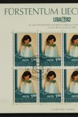 Wyprzedaż Liechtenstein Michel 797-798 Kleinbogen