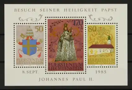 Liechtenstein Michel 878-879 Blok 12 Ostatnia szansa