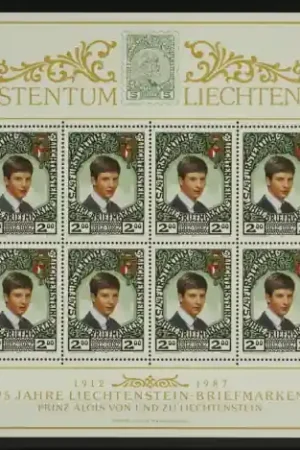 Tani Liechtenstein Michel 921 Kleinbogen