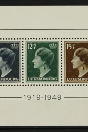 Luxemburg Michel 439-441, Blok 7 Kup teraz