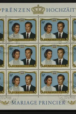 Darmowa dostawa Luxemburg Michel 1036, Kleinbogen