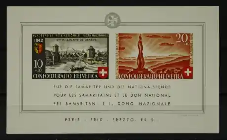 Zwitserland Michel Blok 7 Najlepsza cena