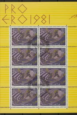 Wysoka jakość Zwitserland Michel 1196 Kleinbogen