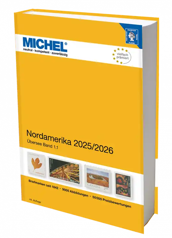 Michel catalogus Noord-Amerika 2025 Autentyczny