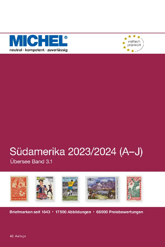 Michel Zuid-Amerika 2023-2024 Band 1 (A-J) Rabat
