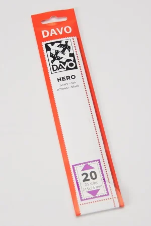 Zwarte klemstroken 215 x 24 mm Rabat