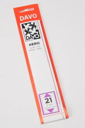 Zwarte klemstroken 215 x 25 mm Tani