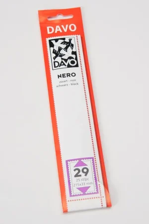 Nowość Zwarte klemstroken 215 x 33 mm