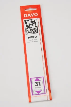 Zwarte klemstroken 215 x 35 mm Tani