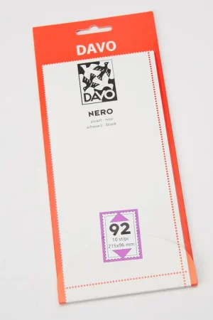 Zwarte klemstroken 215 x 96 mm Ekspresowa dostawa