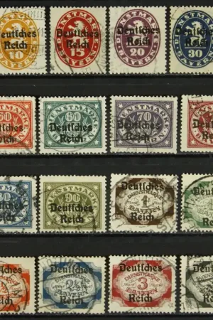 Deutsches Reich Dienst Michel 34-51 Popularny