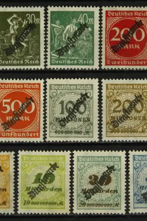 Tylko dziś Deutsches Reich Dienst Michel 75-88