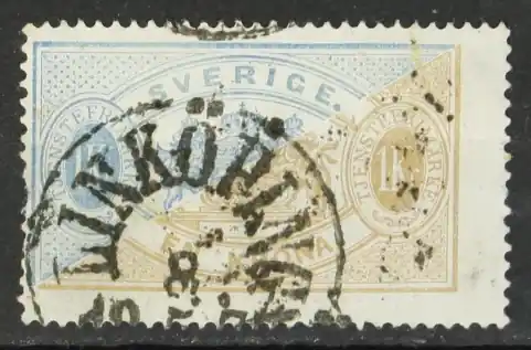 Zweden Dienstzegel Michel 11Aa Szybka dostawa