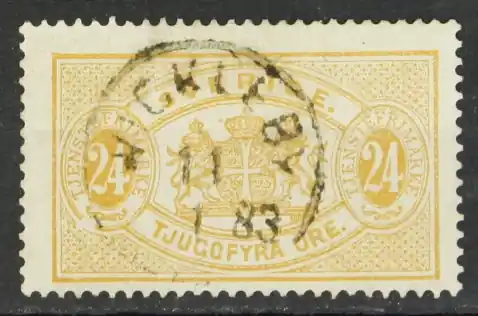 Zweden Dienstzegel Michel 8Ba Oferta