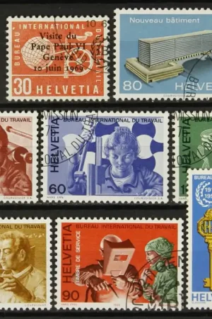 Nowość Zwitserland Dienst Michel 103-110