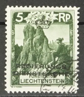 Ekspresowa dostawa Liechtenstein Dienst Michel 1 B