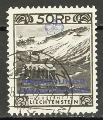 Premium Liechtenstein Dienst Michel 6 B