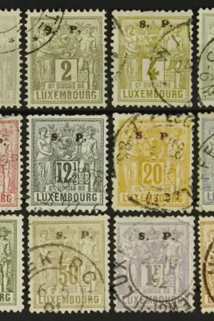 Luxemburg Dienst Michel 35-46 Darmowa dostawa