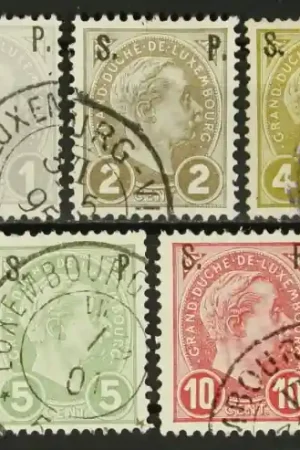 Luxemburg Dienst Michel 57-61 Ostatnia szansa