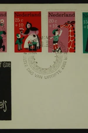 Oryginalny Nederland FDC E87