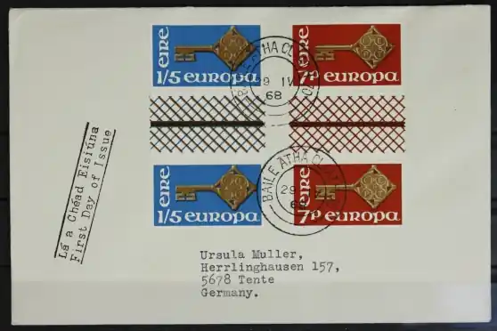 Ierland, Michel 202-03 Keerdruk op FDC Popularny