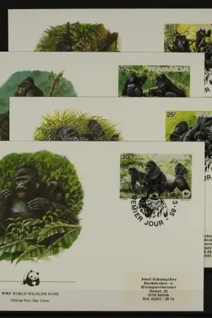 Premium Rwanda Michel 1292-1295 FDC