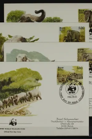 Sri Lanka Michel 753-756 FDC Premium