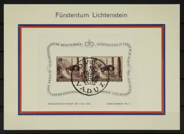 Liechtenstein Michel 248 Blok 4 Darmowa dostawa