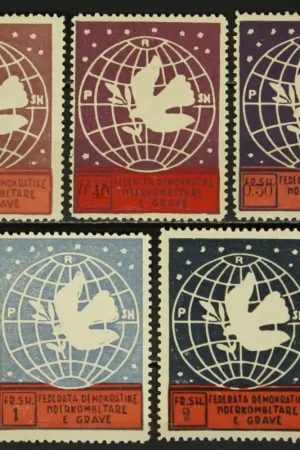 Albanie Michel 391-395 A Wysoka jakość