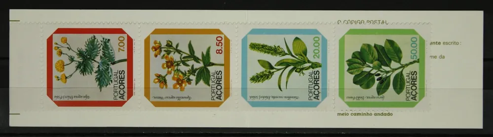 Azoren Michel 345-348 Boekje Rabat