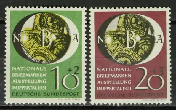 Tani Bondsrep. Duitsland, Michel 141-142