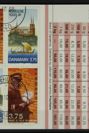 Promocja Denemarken postzegelboekje Mi. 56