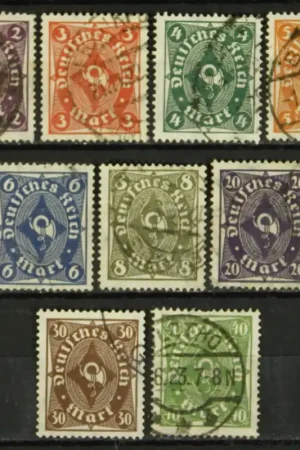 Deutsches Reich Michel 224-232 Najlepsza cena