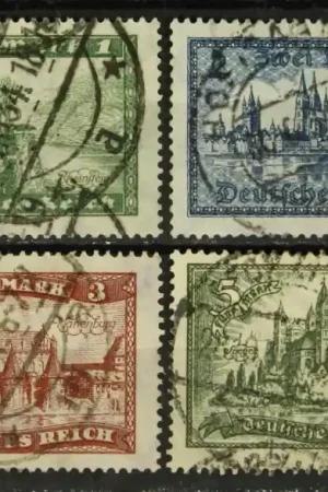 Wysoka jakość Deutsches Reich Michel 364-367